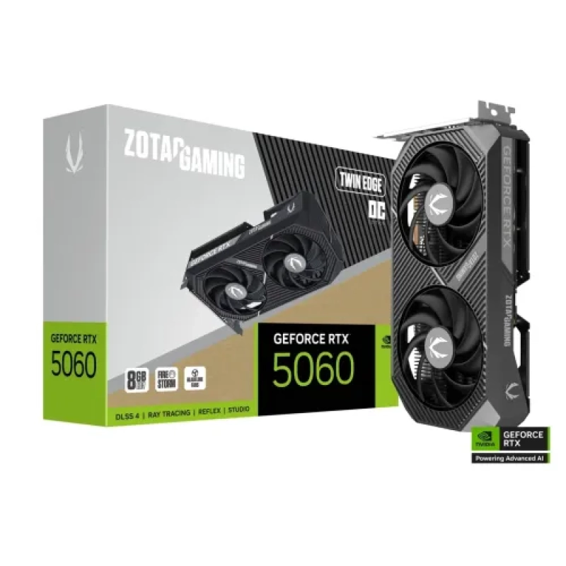 ZOTAC GAMING GeForce RTX 5060 Twin Edge OC 8GB GDDR7 Graphics Card